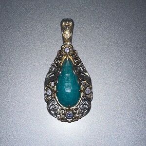 Carolyn Pollack Silver & Brass Pendant